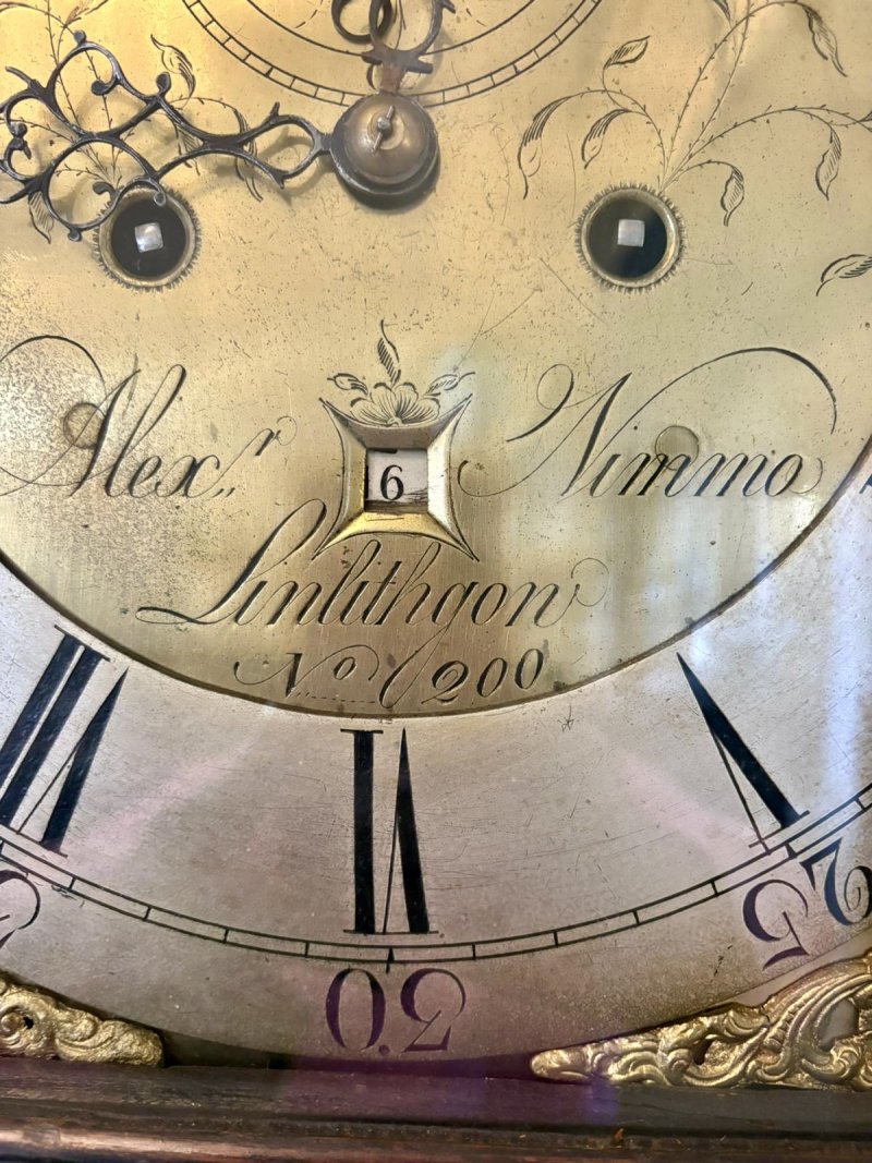 Outstanding Quality 18th Century Oak Longcase Clock - Image 19